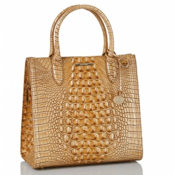 🔹️ Brahmin🔹️ genuine leather Caroline DUNE Melbourne NWOT ✨️💛 - Picture 1 of 9